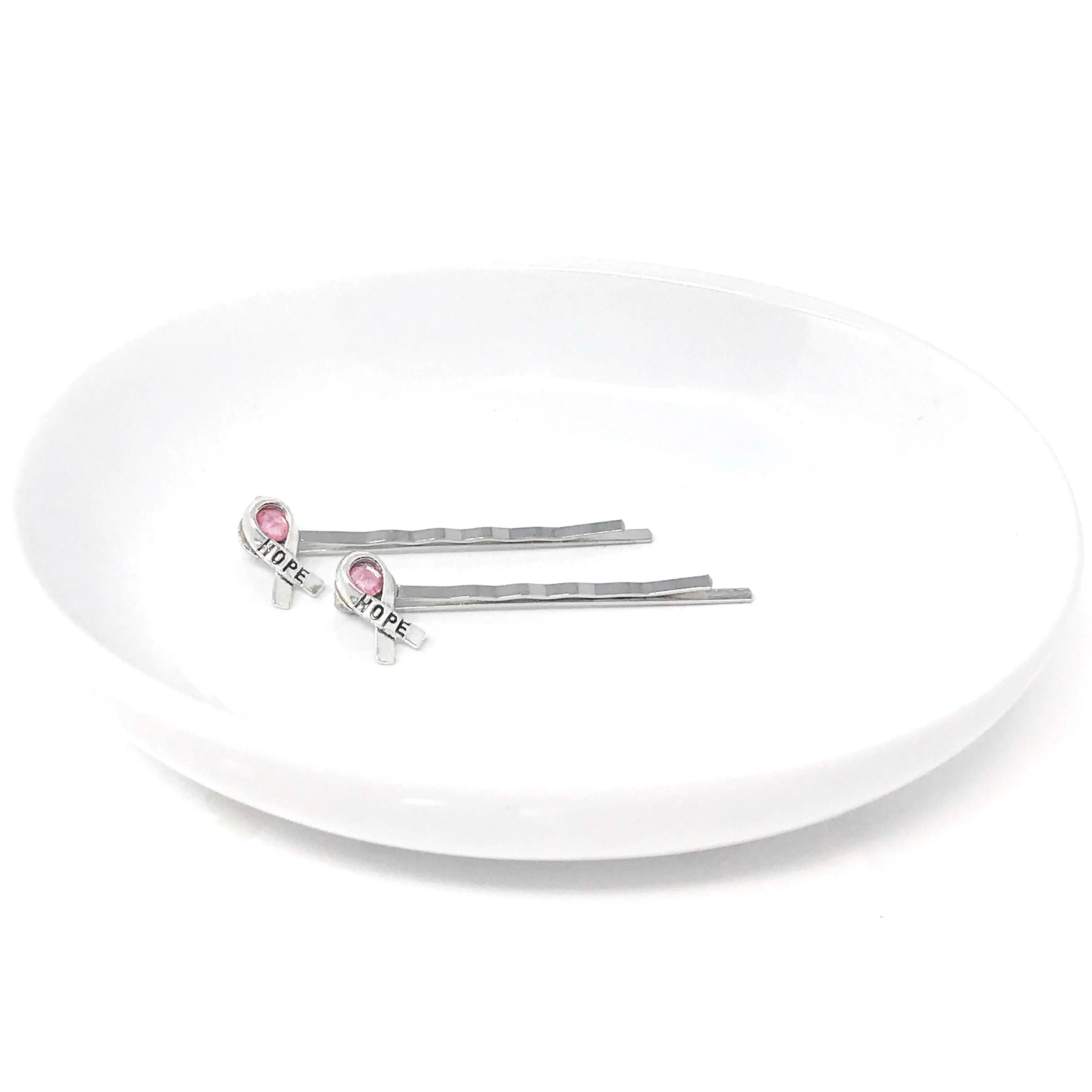 pink hope breast cancer awareness hair pins pink hope breast cancer awareness hair pins