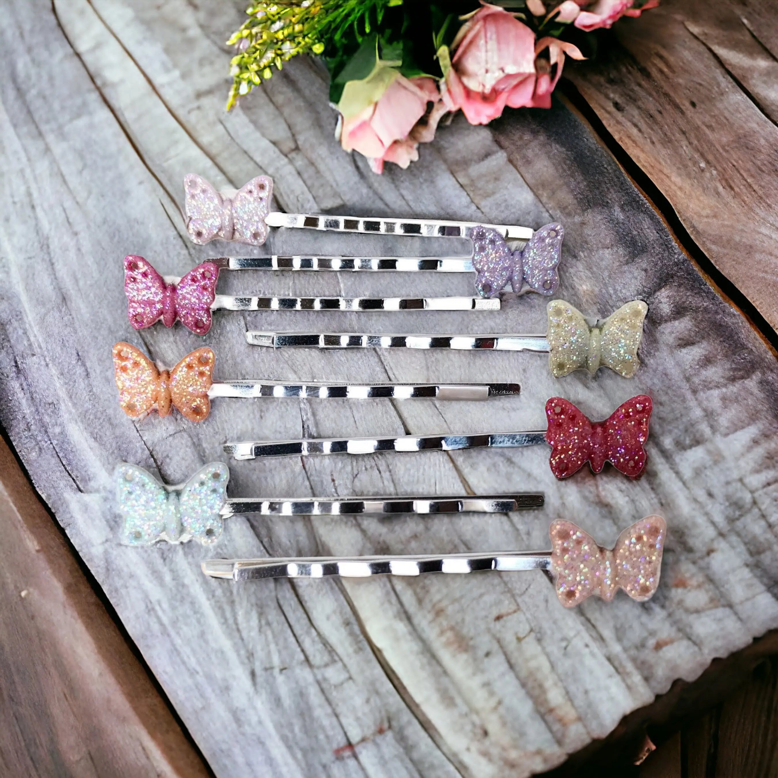 tiny butterfly hair pins flatlay main tiny butterfly hair pins flatlay main